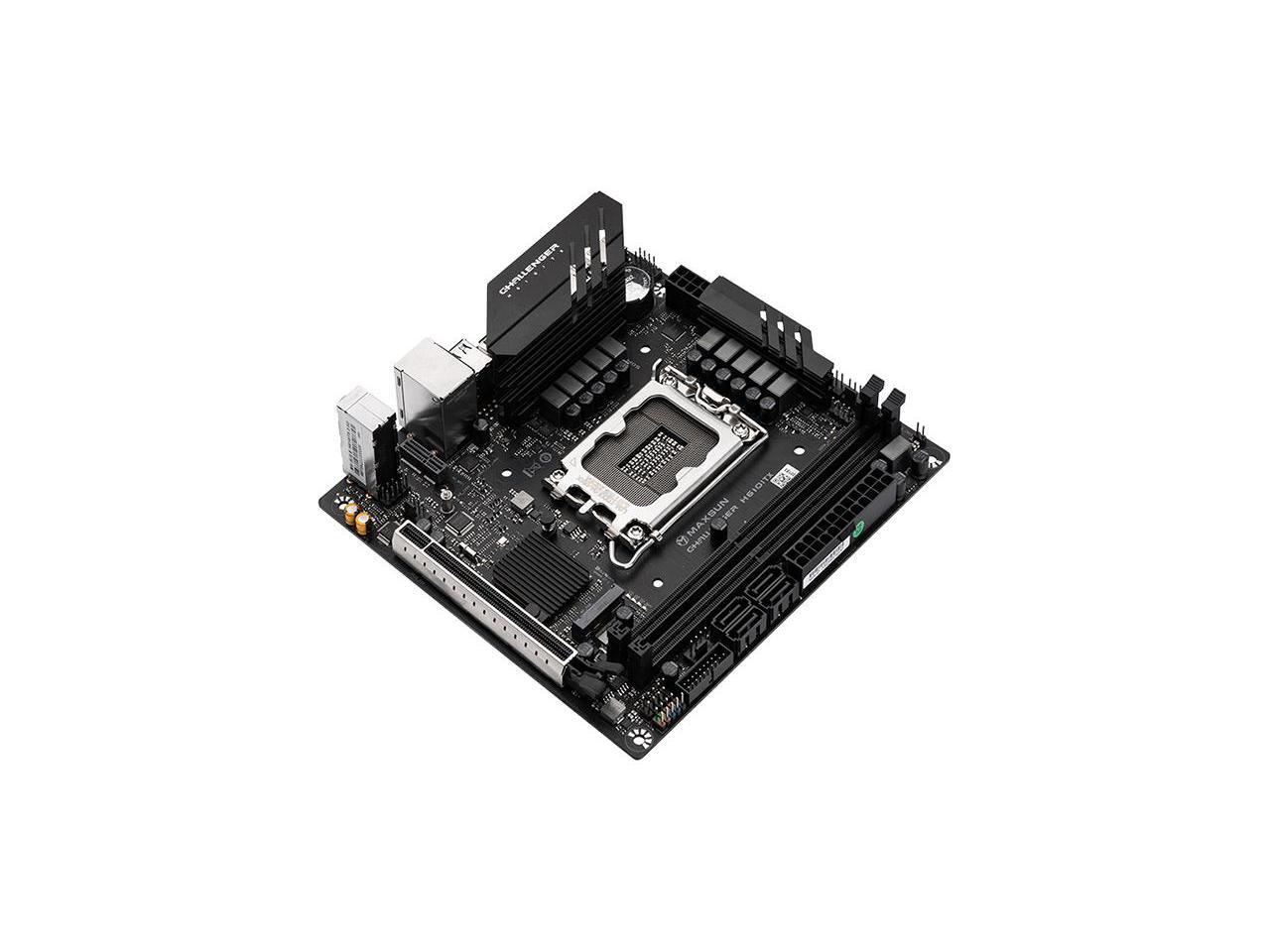 MAXSUN H610 ITX Motherboard ,H610/ Intel LGA 1700/ ITX/ DDR4/ M.2/ PCIe ...