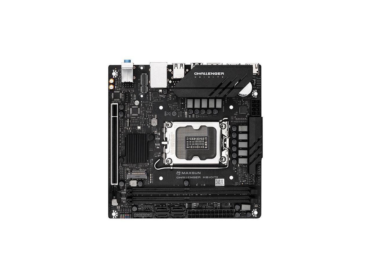 MAXSUN H610 ITX Motherboard ,H610/ Intel LGA 1700/ ITX/ DDR4/ M.2/ PCIe ...