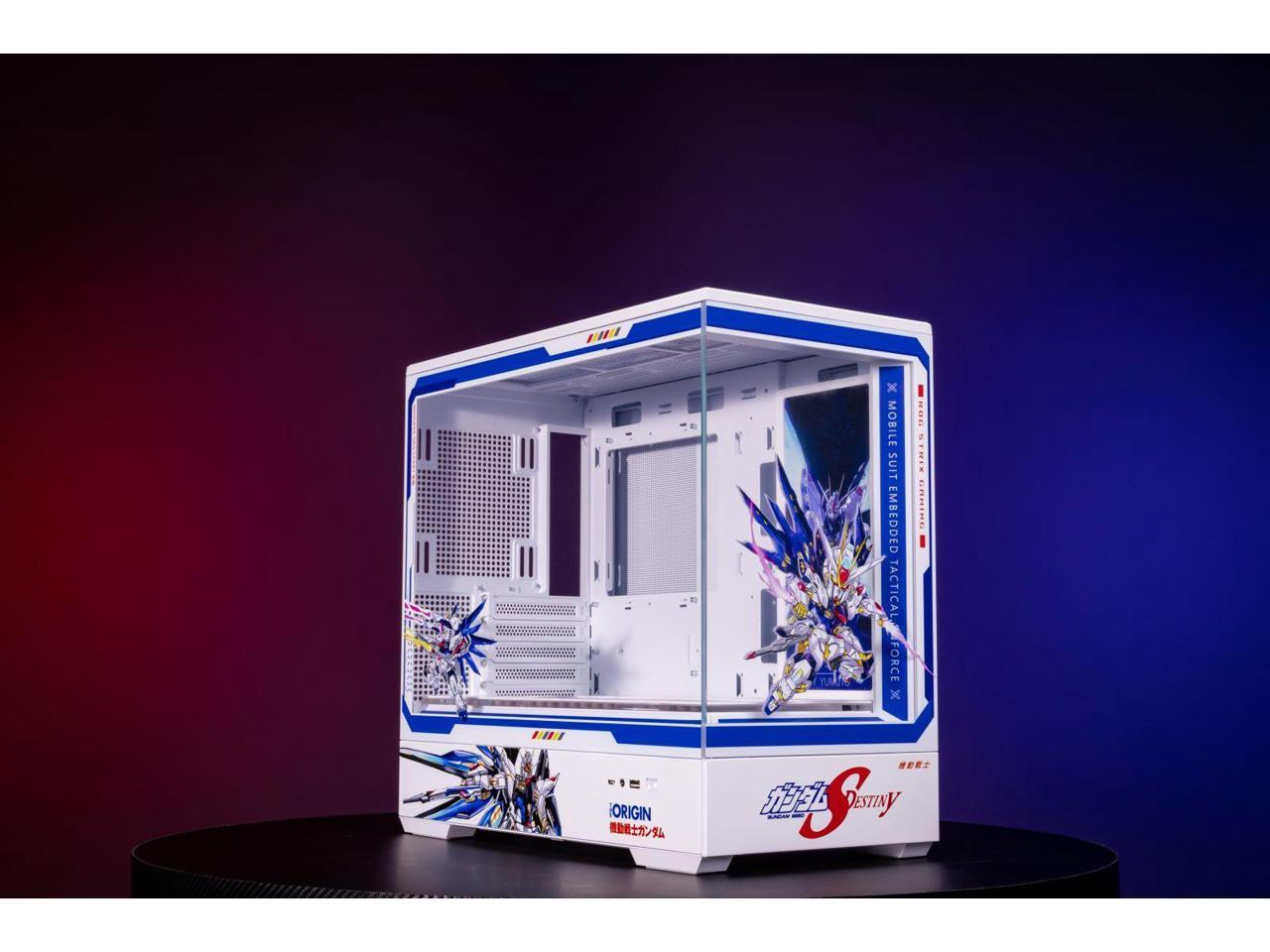 Gundam Theme Arashi SPCC / Aluminum MATX/ITX Computer Case, Gundam