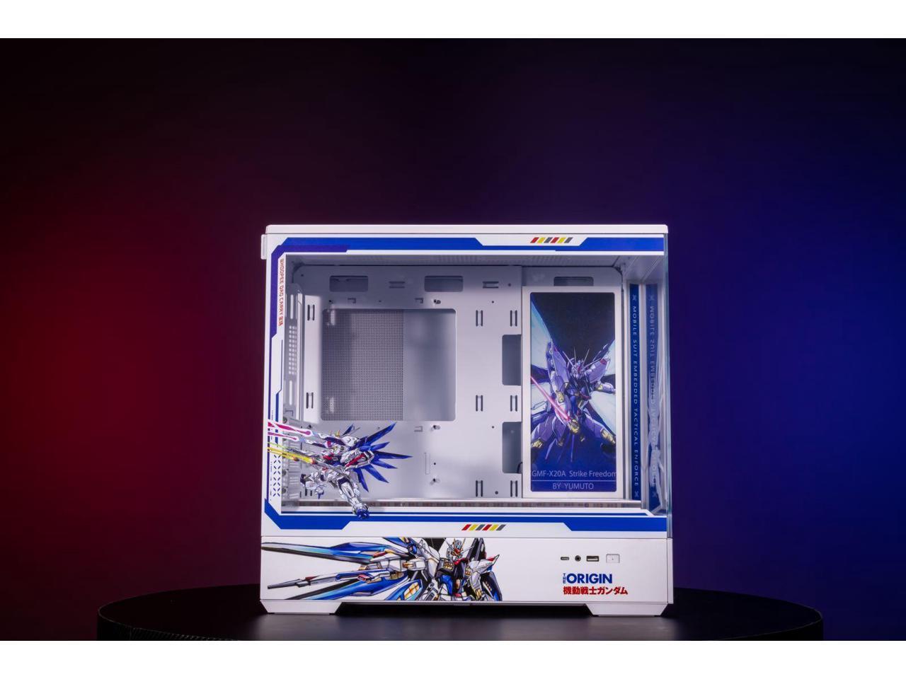 Gundam Theme Arashi SPCC / Aluminum MATX/ITX Computer Case, Gundam