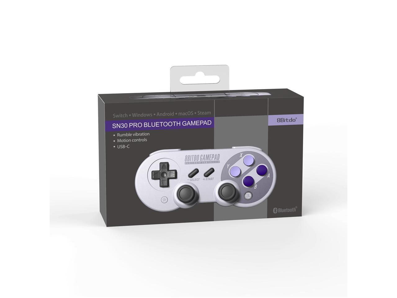 8bitdo Sn30pro Gamepad For Nintendo Switch Windows Macos Android Controller Joystick Wireless Bluetooth Game Controller Newegg Com