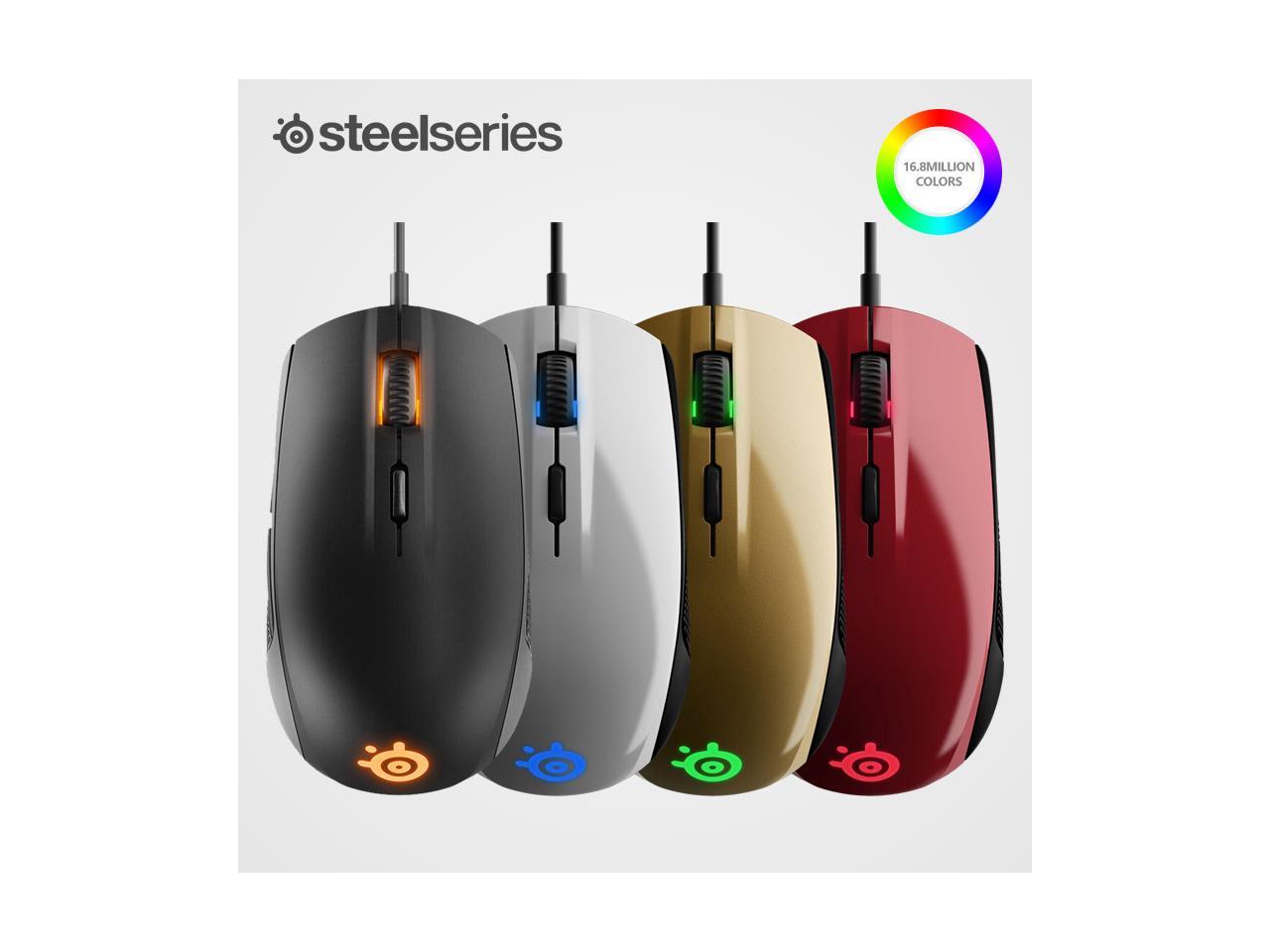 beweging stel voor Gevestigde theorie SteelSeries Rival 100 Optical Gaming Mouse - Gold - Newegg.com