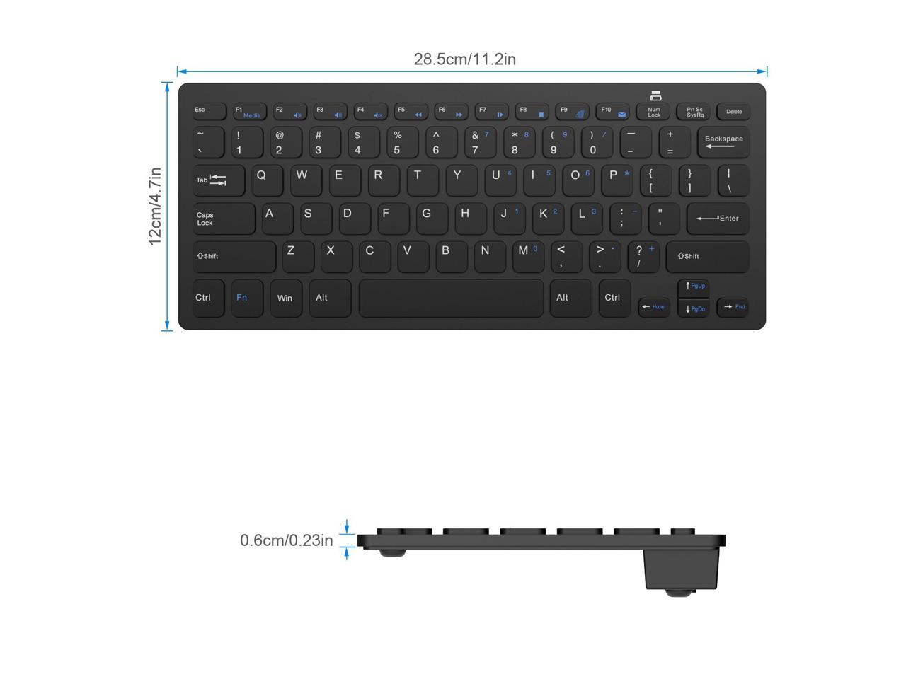 jetech 2.4 g wireless keyboard