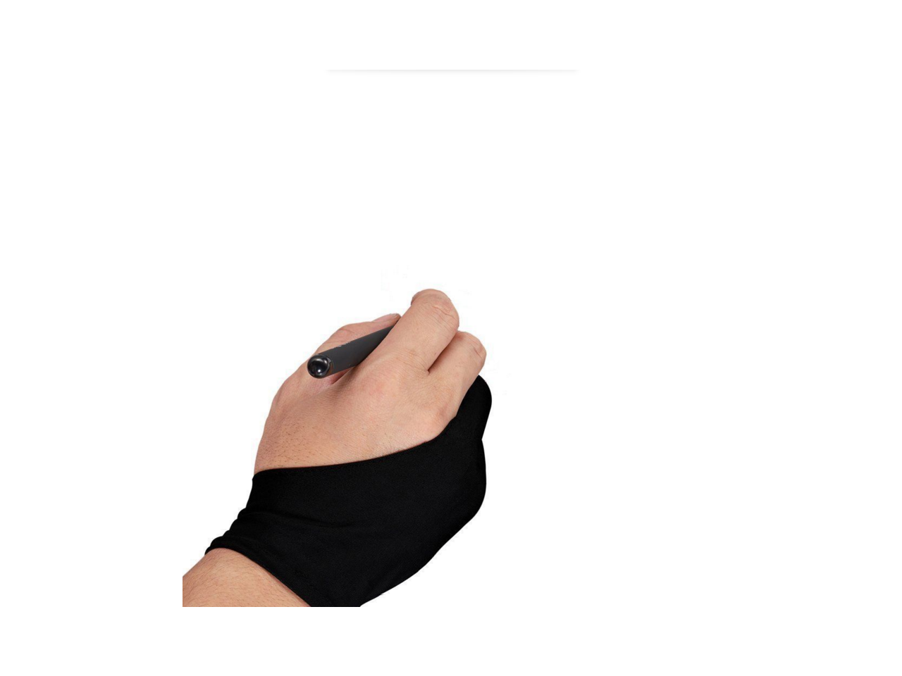 Professional Size Artist Drawing Glove Antifouling Lycra Glove for