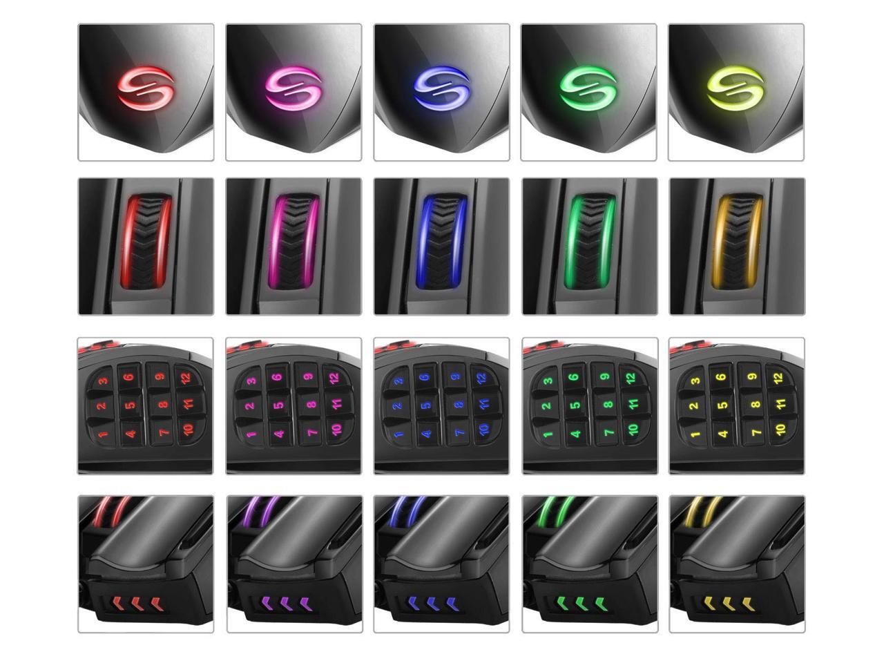 Gaming Mouse, UtechSmart Venus 16400 DPI High Precision Laser MMO