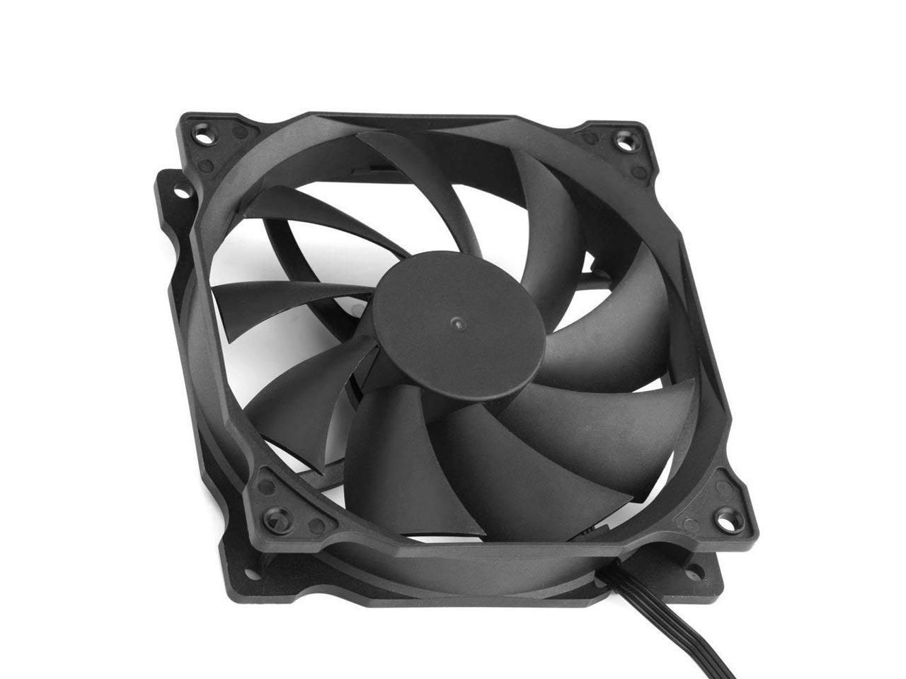 UpHere 3 Pack Long Life Computer Case Fan 120mm Cooling Case Fan gamemax-vista-mb-black-usb3-0-micro-atx-tower-tempered-glass-computer