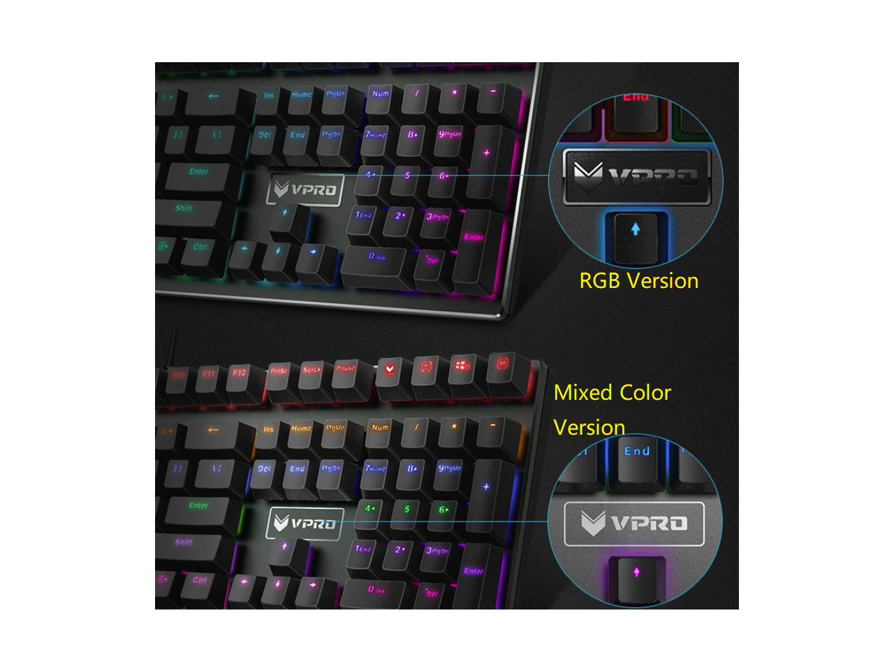 Rapoo V700S Alloy Version, Nkey Rollover, Ergonomic Design, Cool