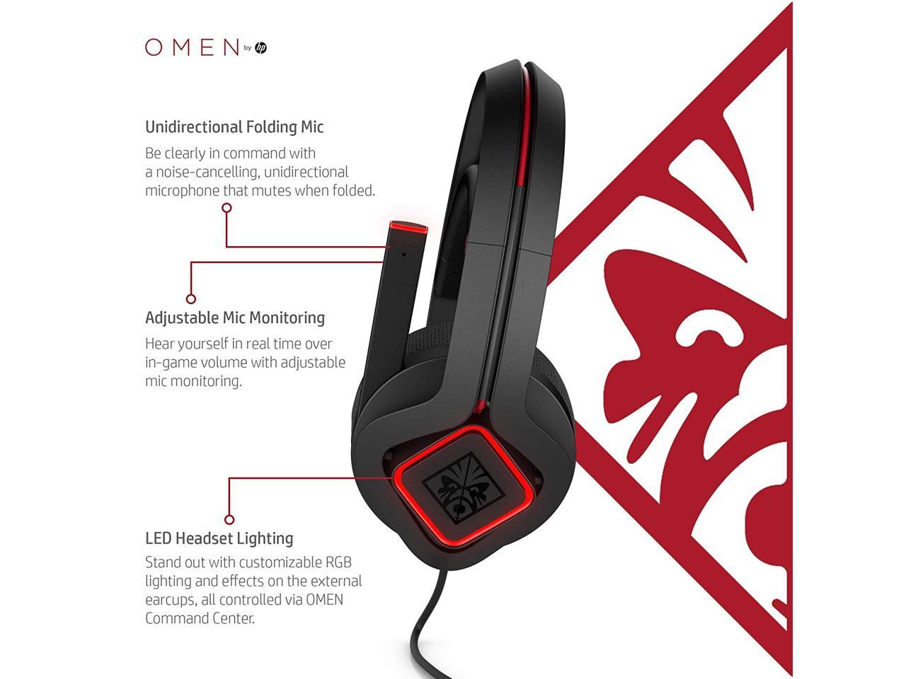 OMEN by HP Mindframe PC Gaming Headset with World's First FrostCap Active  Cooling Technology (black)