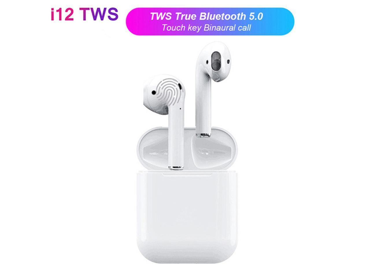 i12 TWS Wireless Bluetooth 5.0 Touch control Earphones with 300mAh