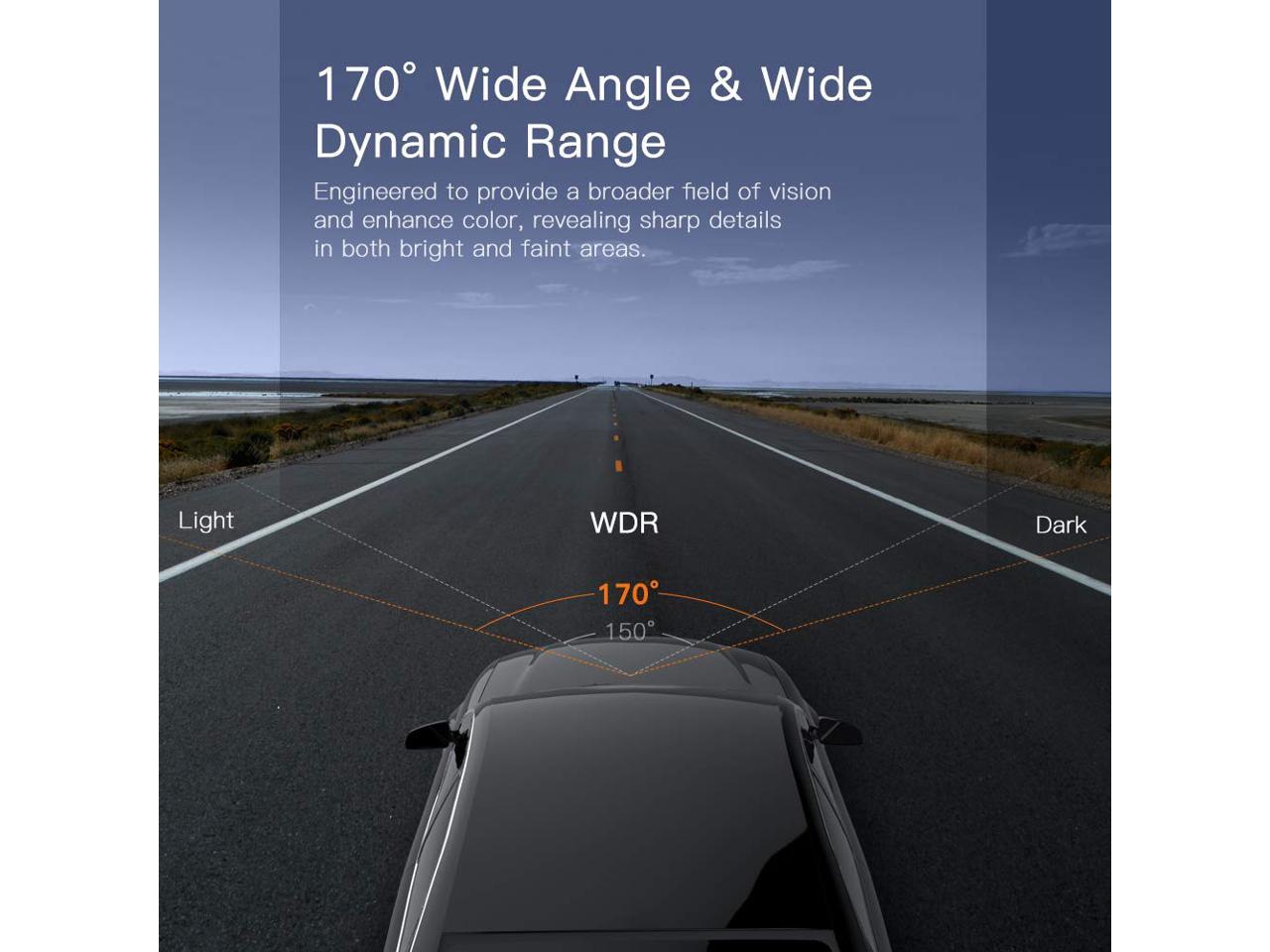 170/°Wide Angle Support GPS 1080P Superior Night Vision Dash Camera for Cars User-Friendly Interface WDR Parking Monitor APEMAN Dash Cam Loop Recording 3/’/’ IPS Screen 8 IR Lights G-Sensor
