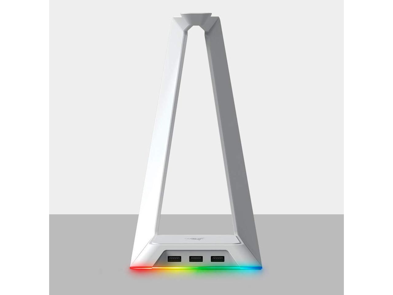 Razer Base Station Chroma Headphone/Headset Stand w/USB Hub [Quartz Pink] Chroma RGB Lighting