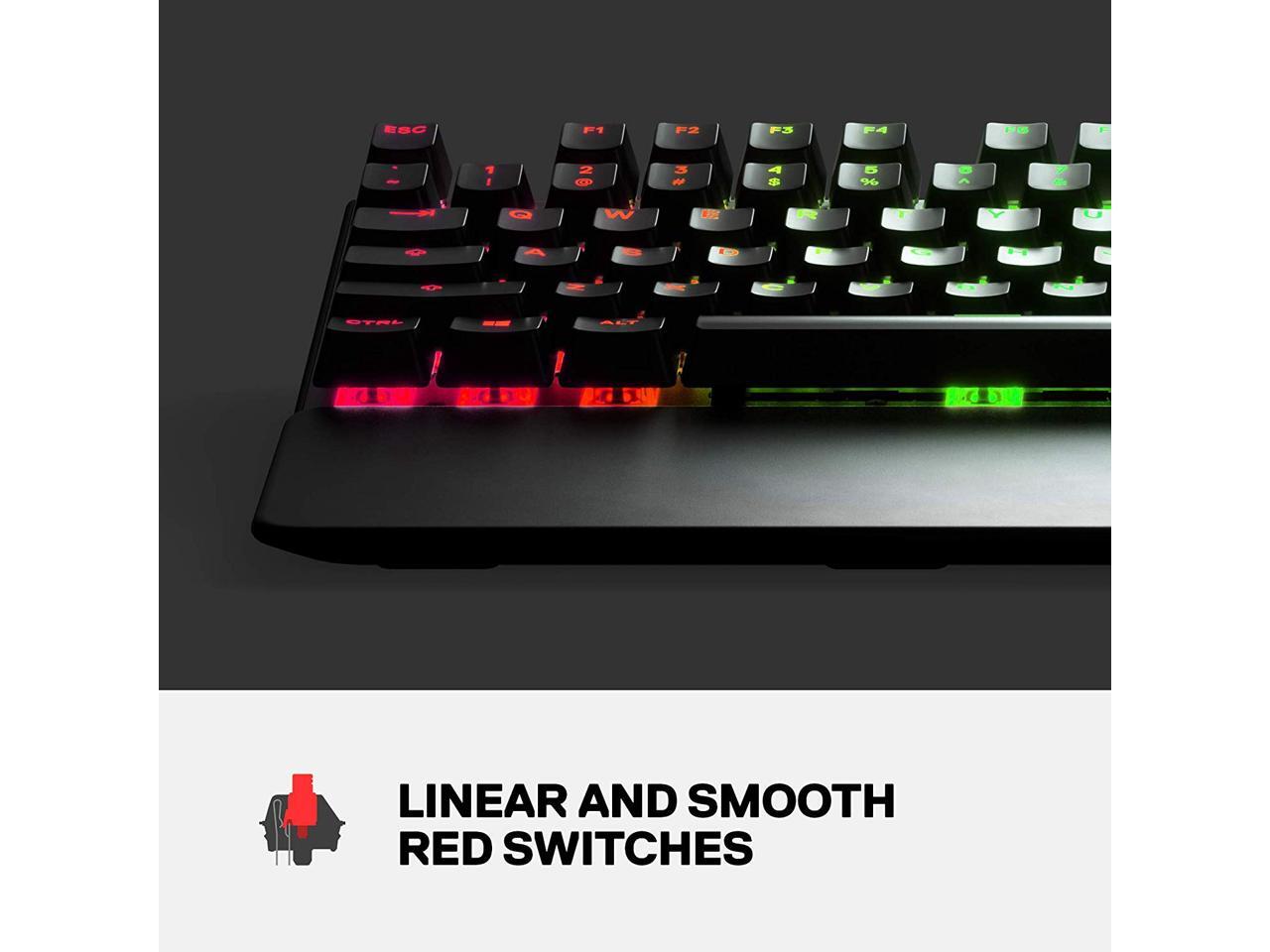 SteelSeries Apex 7 TKL Compact Mechanical Gaming Keyboard – OLED Smart ...