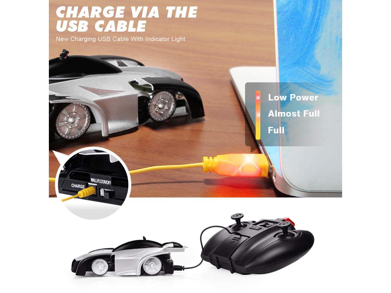 USB Charging Remote Control Car with Lights for Kids Gift Ceepko Wall Climbing Car Kids RC Car Toys for Boys Girls