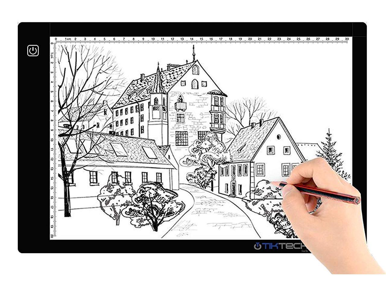 Painting Tracing Board Copy Pad Panel Drawing Tablet Art Artcraft Stencil Light Box for Tracing A5 Light Pad Tracer for Drawing Artists Sketching Animation