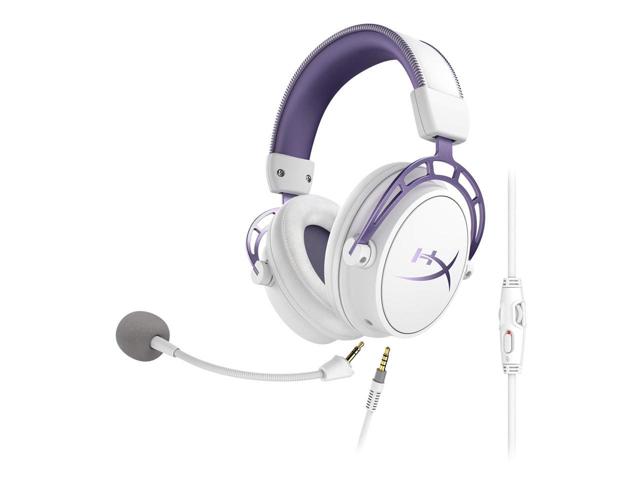 Goodwill Electrificeren Egomania HyperX Cloud Alpha Gaming Headset - White/Purple - Limited Edition for PC,  PS4 & Xbox One, Nintendo Switch - Newegg.com