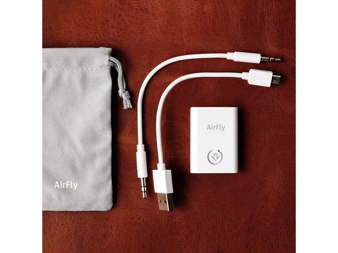 connecting airfly to airpods
