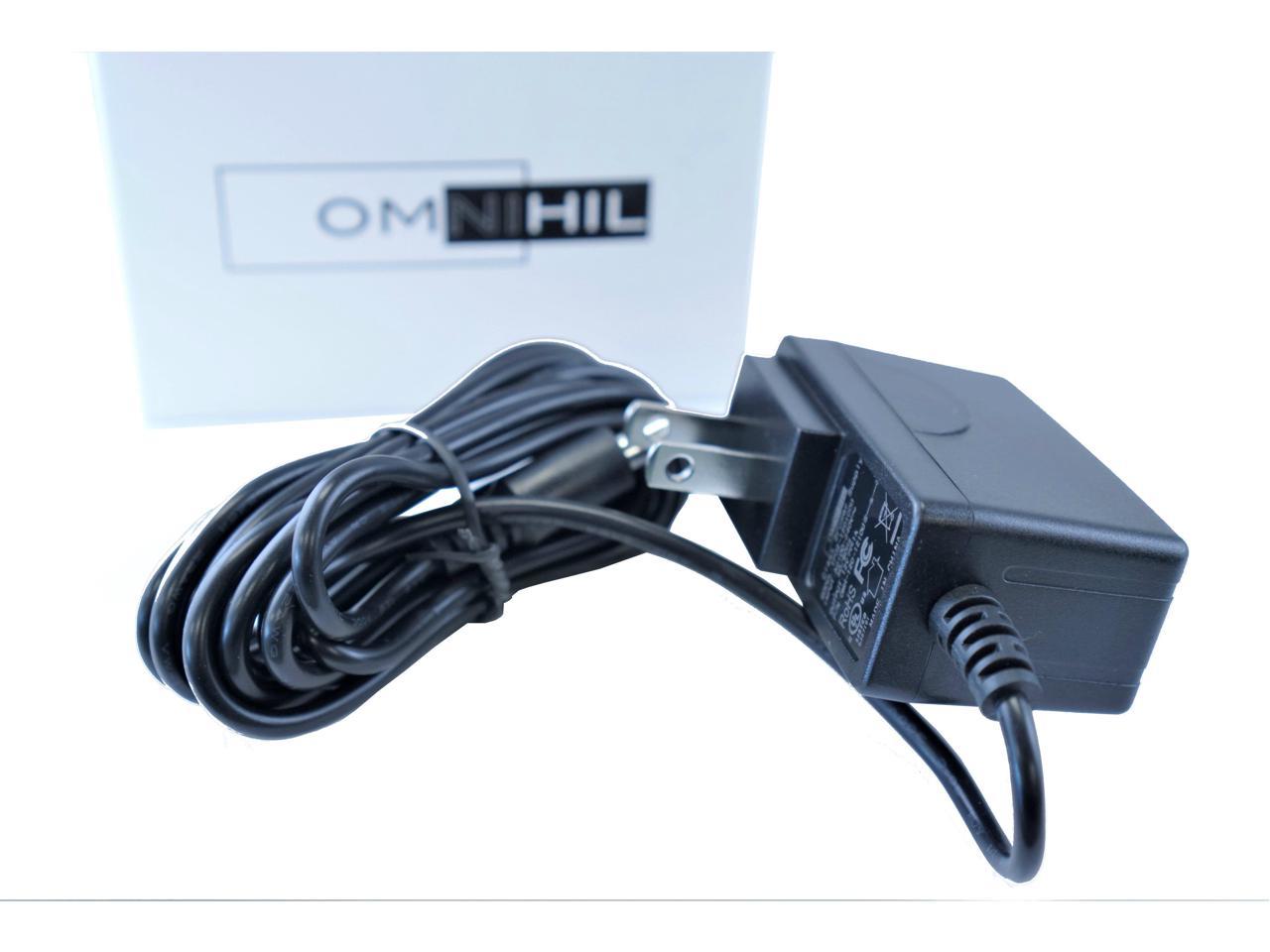 Omnihil 8 Feet AC/DC Power Adapter Compatible with Casio CDP-130 CDP130 Digital Piano Power Supply 