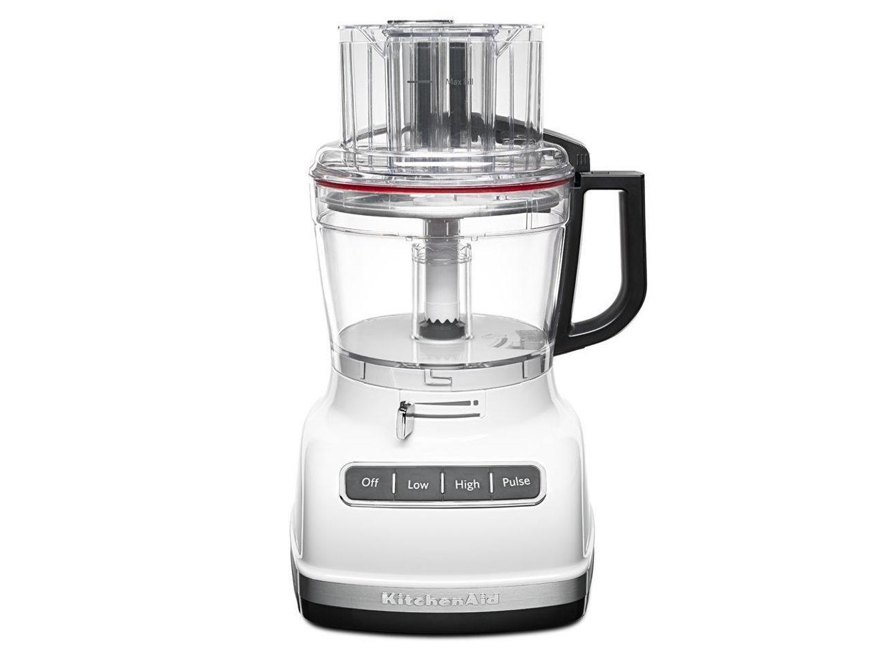KitchenAid KFP1466WH 14-Cup Food Processor Exact Slice System Dicing