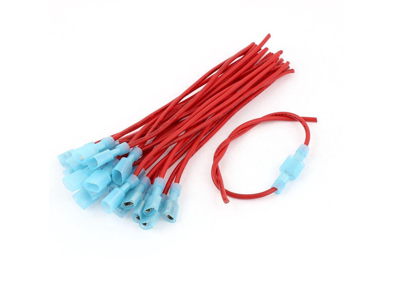Global Bargains 12 Pairs 2 250 16 14 Awg Wire Insulated Spade Crimp Terminal Connector Newegg Com