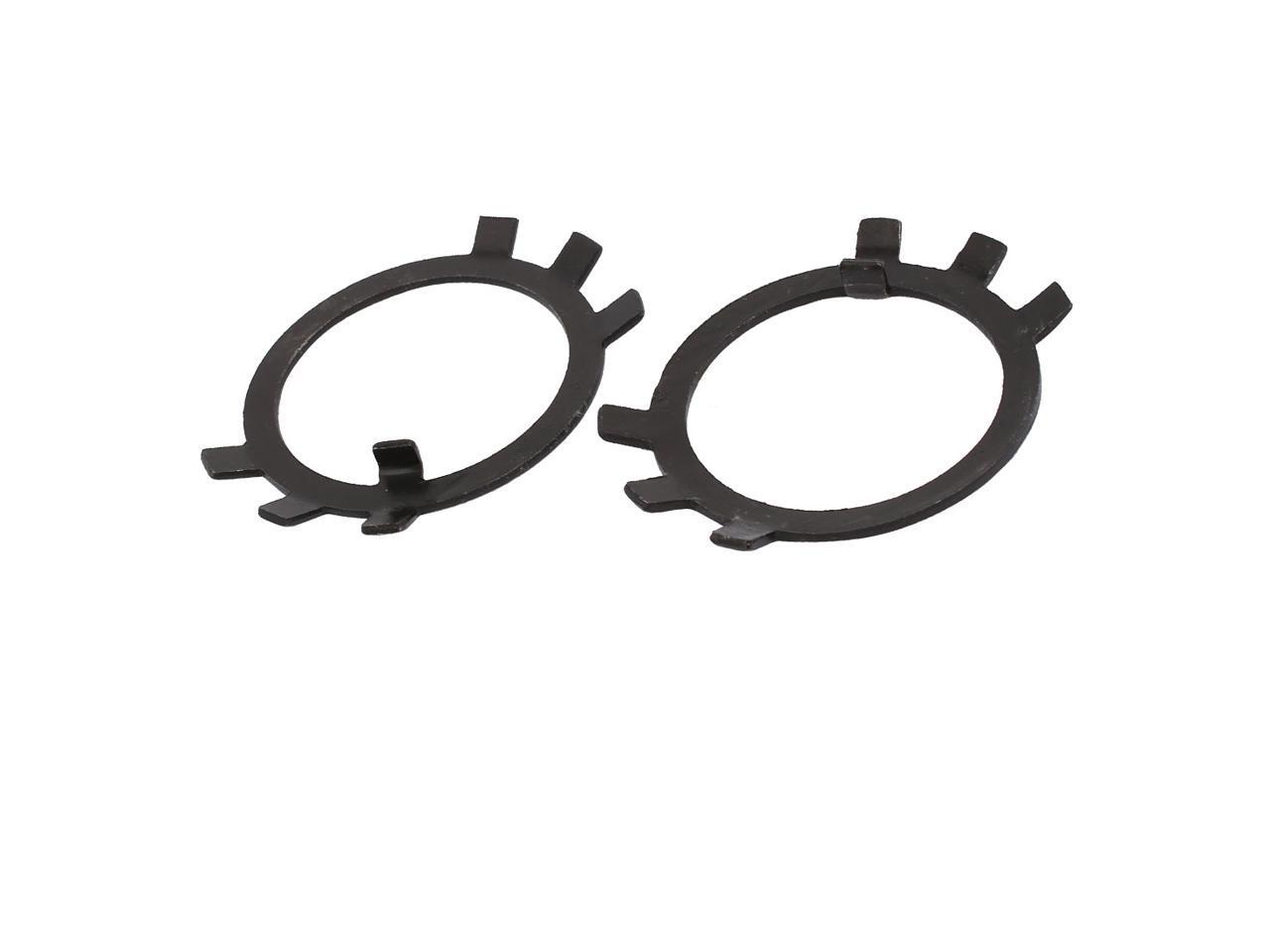 50pcs M40 Carbon Steel External Locking Tab Spindle Washer for Round ...