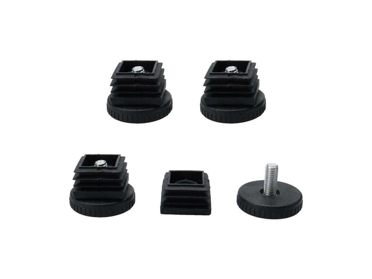 4 x Adjustable furniture table glide levelling feet FEMALE INSERT INCLUDED 