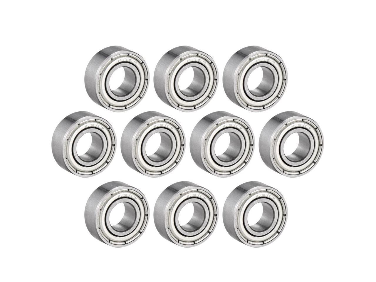 SF696ZZ STAINLESS FLANGED MINATURE BALL BEARING SHIELDED 6MM X 15MM X 5MM 