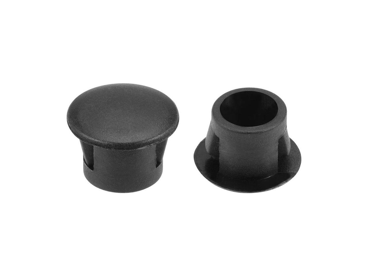 Hole Plugs Black Plastic 8mm(5/16-inch) Snap in Locking Hole Tube ...