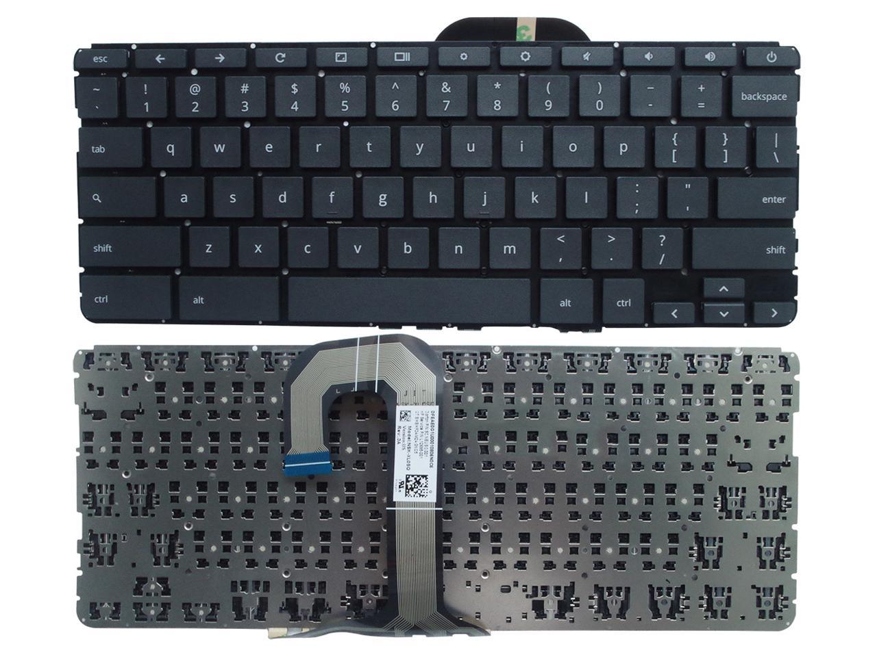 KEMENG New Laptop Replacement Keyboard for HP Chromebook 11 G6 EE US Layout Compatible with UK