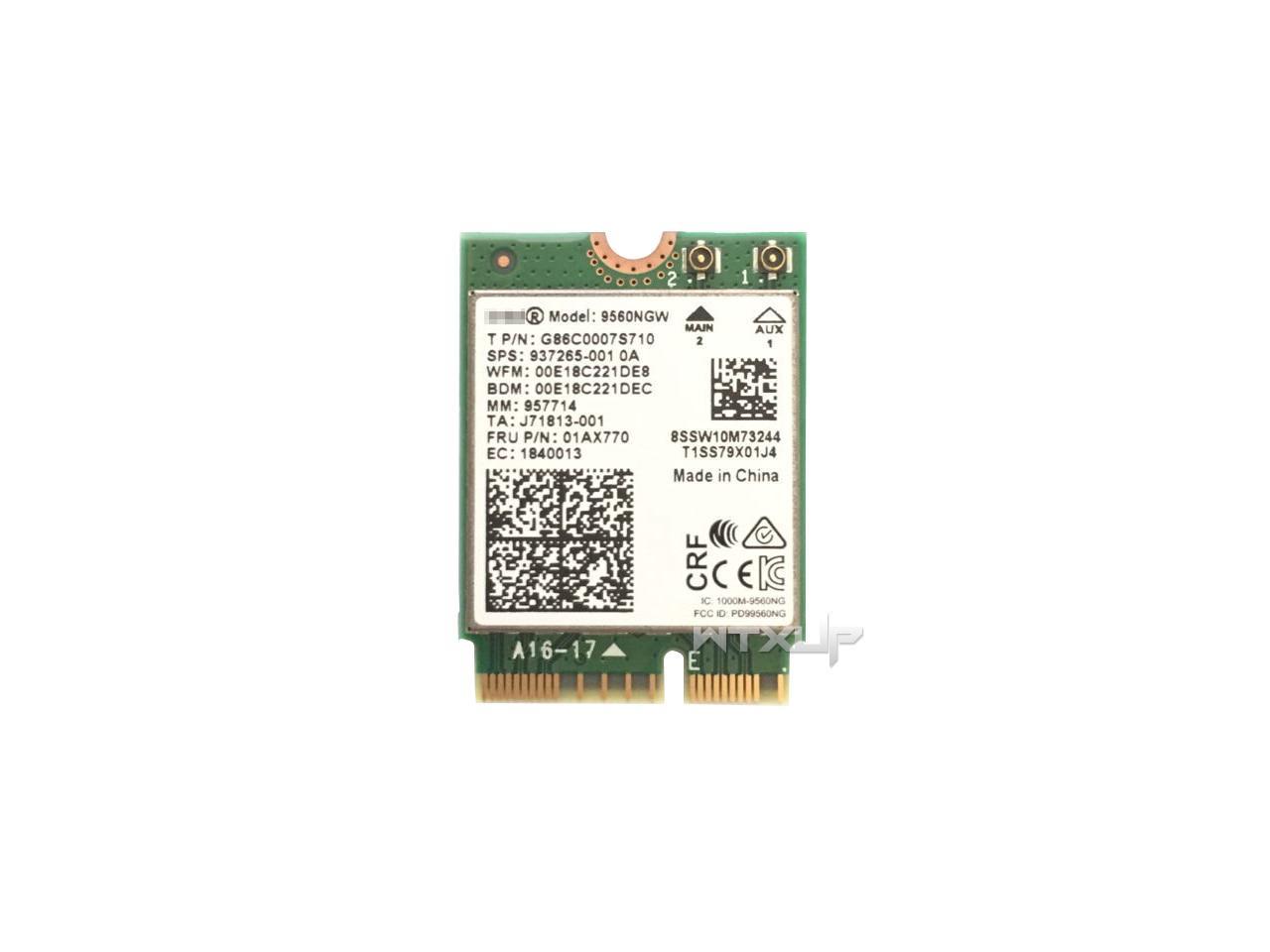 Wireless AC 9560 for Intel 9560NGW 802.11ac NGFF Key E Dual Band 2.4G