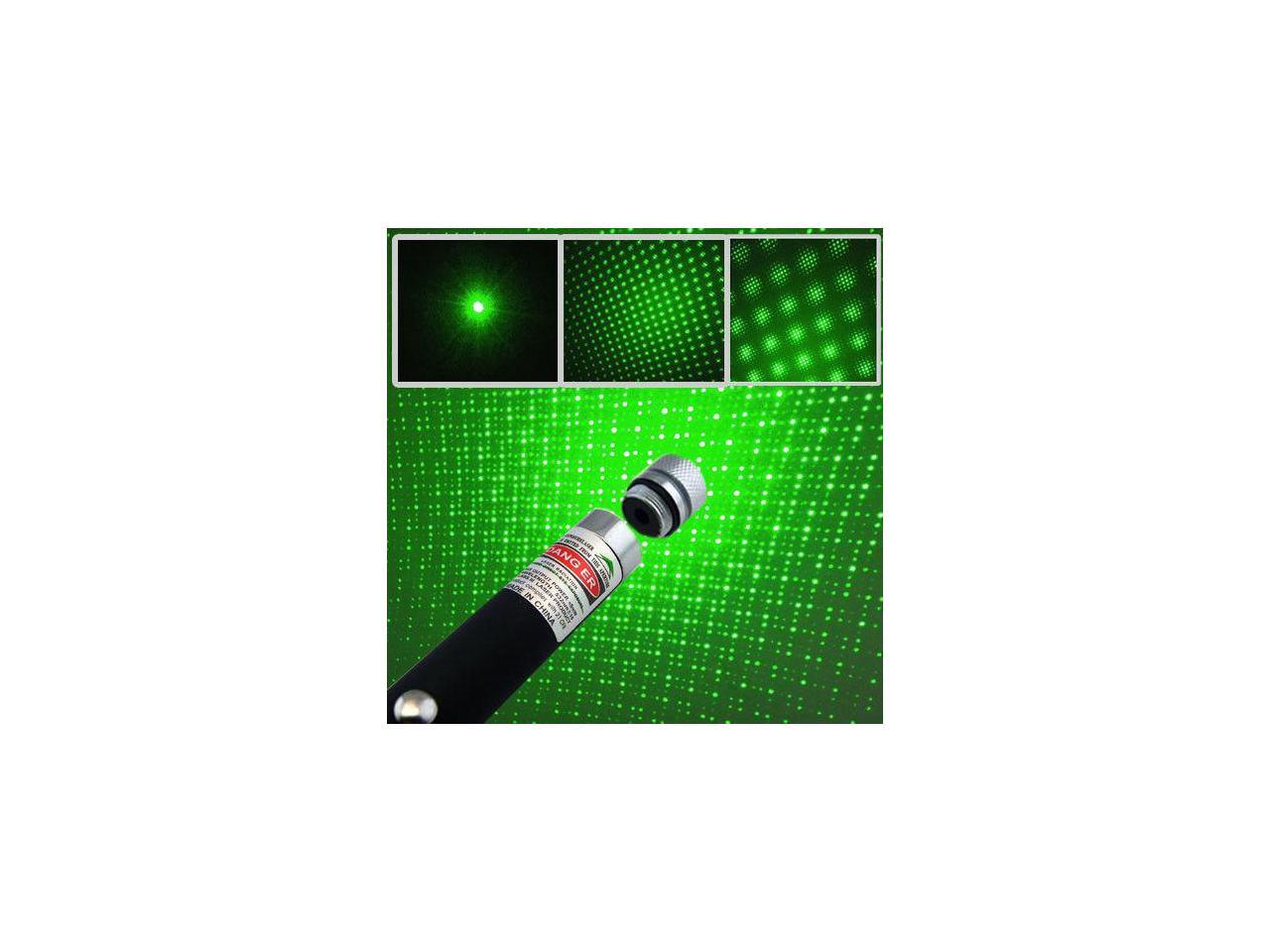 10PCS 500Mile Green Teaching Laser Pointer Pen 532nm Star Cap Bright AAA Lazer 