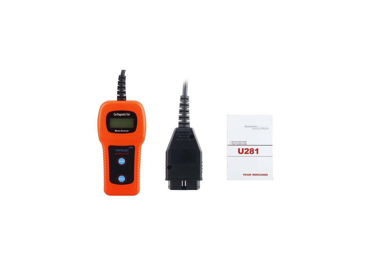 U281 OBD2 OBDII ABS SRS Car Auto Code Reader Diagnostic Reset Tool for VW AUDI