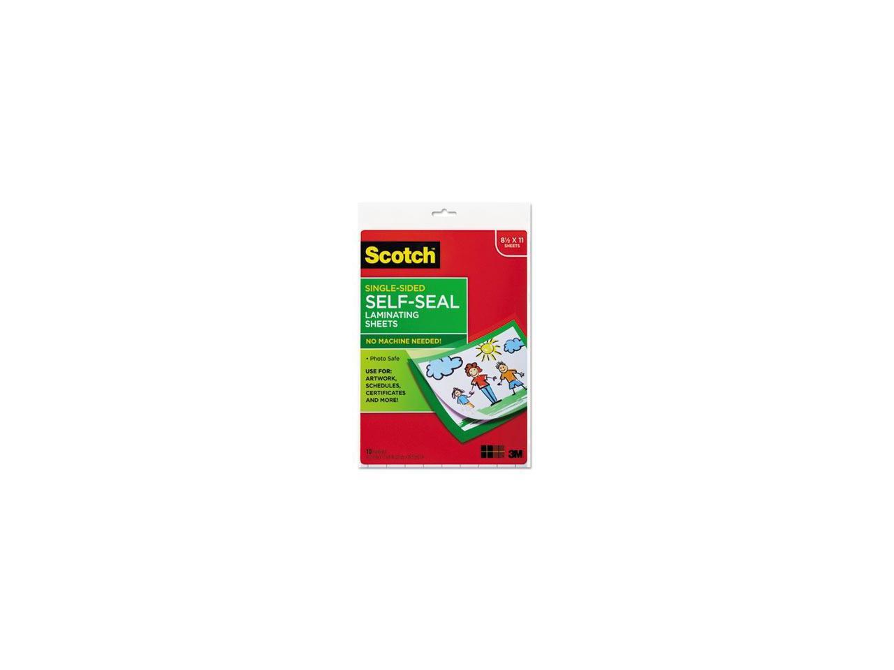 Scotch Self-Seal Laminating Pouches 10pack 2” X 3.5” Pouch 