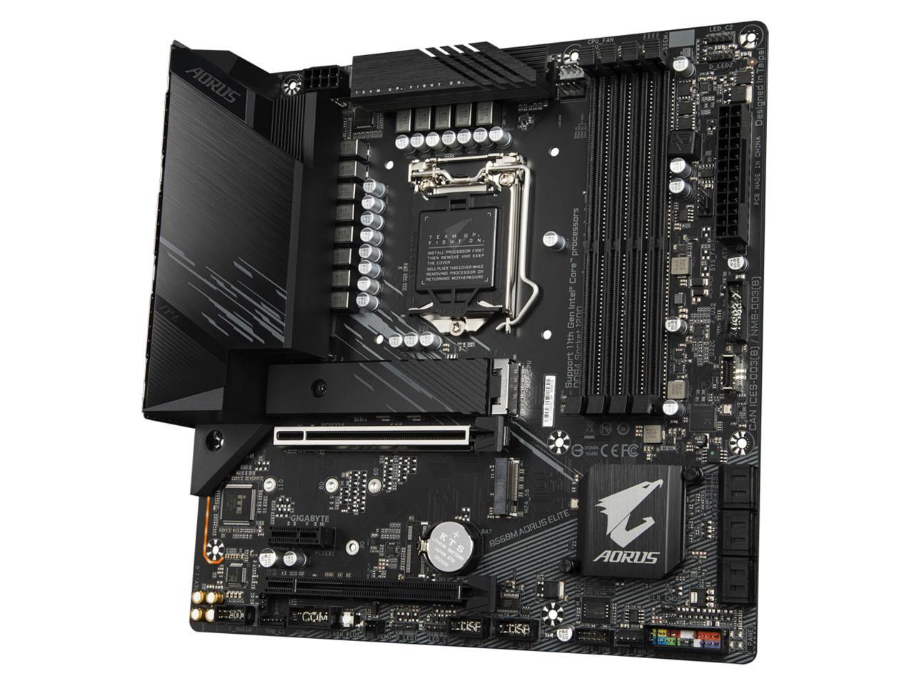 GIGABYTE AORUS B560M AORUS ELITE LGA 1200 Micro ATX Intel Motherboard ...