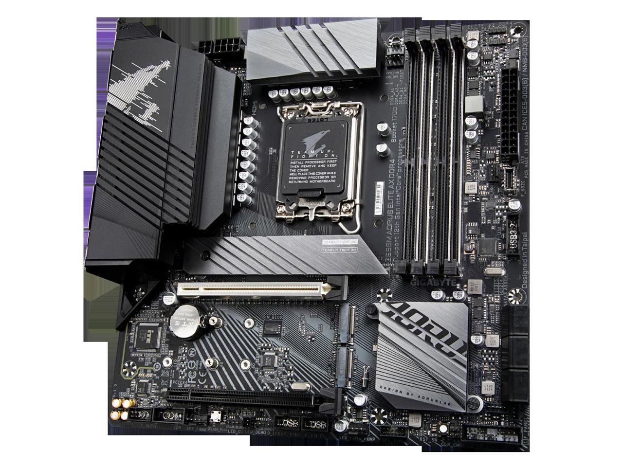 Gigabyte Z690M AORUS ELITE AX Intel Z690 Express LGA 1700 Micro ATX DDR4  Motherboard
