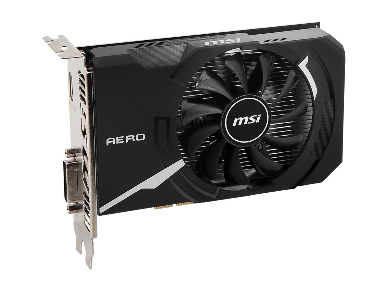 Msi Geforce Gt 1030 Aero Itx 2gb Gddr4 Graphics Card - Newegg.com