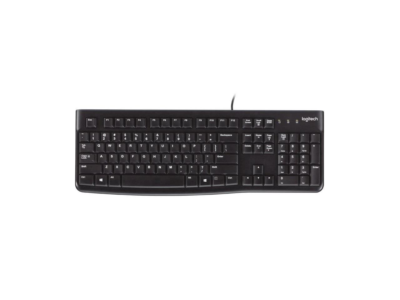 Logitech K120 920-002492 Black Wired Keyboard Italiano (Qwerty) - Newegg.com