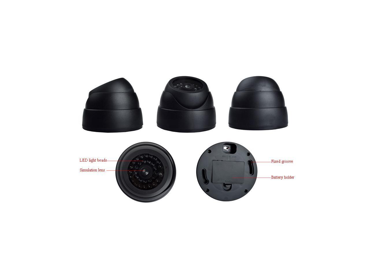 TeKit Dummy/Fake Camera with LED Light/Infrared Fake Conch type