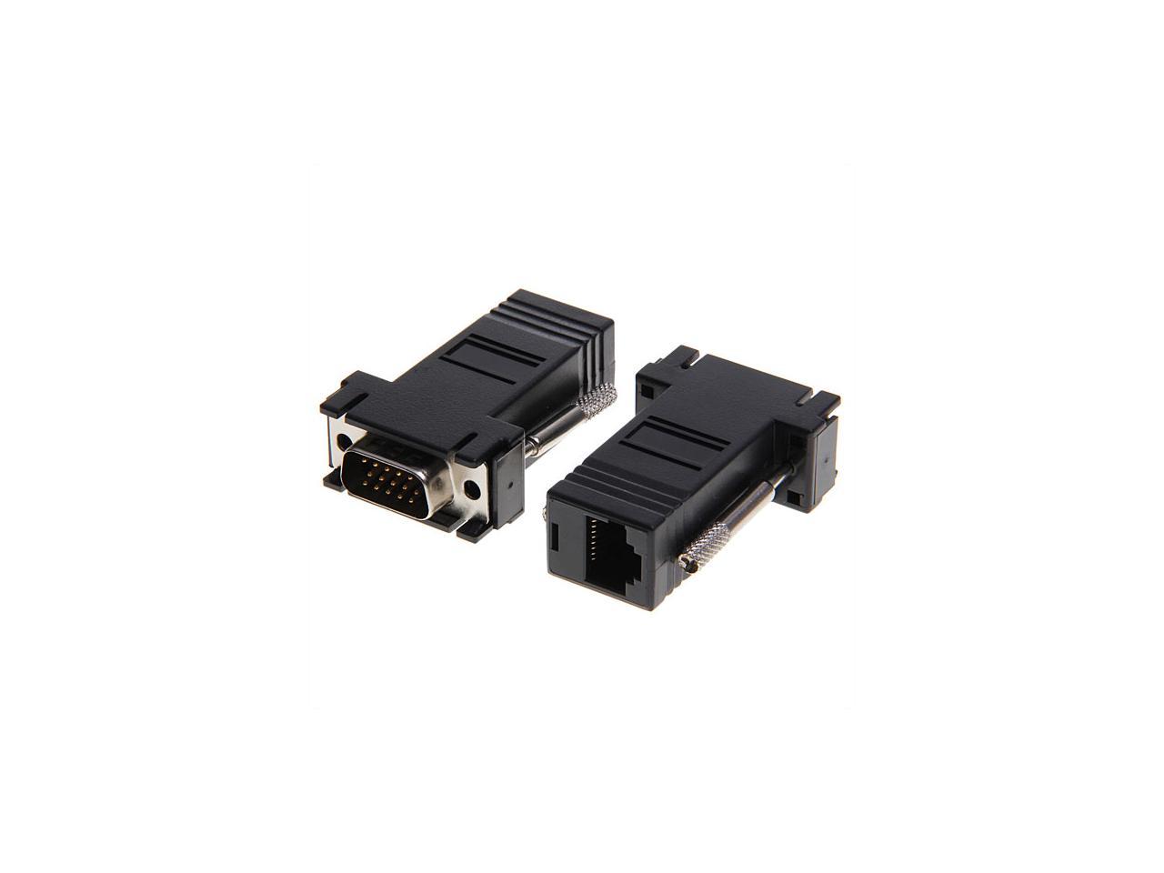 Cable Length: Other Occus 2018 VGA Extender Male to LAN CAT5 CAT6 RJ45 Female Network Cable Adapter Kit 