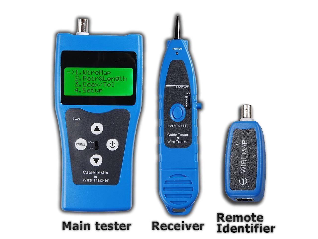 NF-388 Multipurpose LAN Cable Tester,testing Network Coaxial Telephone USB Cable 