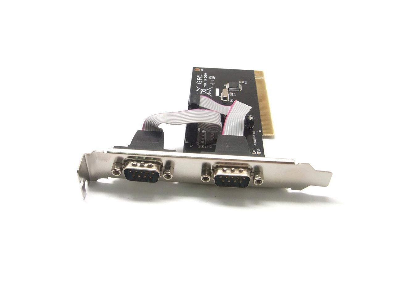 Tekit Dual RS-232 RS232 DB9 9 Pin Serial Port to PCI I/O Controller ...