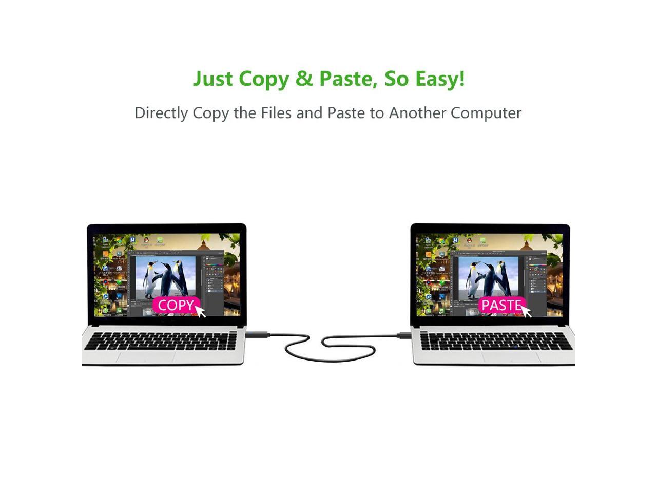 USB Data Transfer Cable USB 2.0 Transfer Data Easy Link Cable for