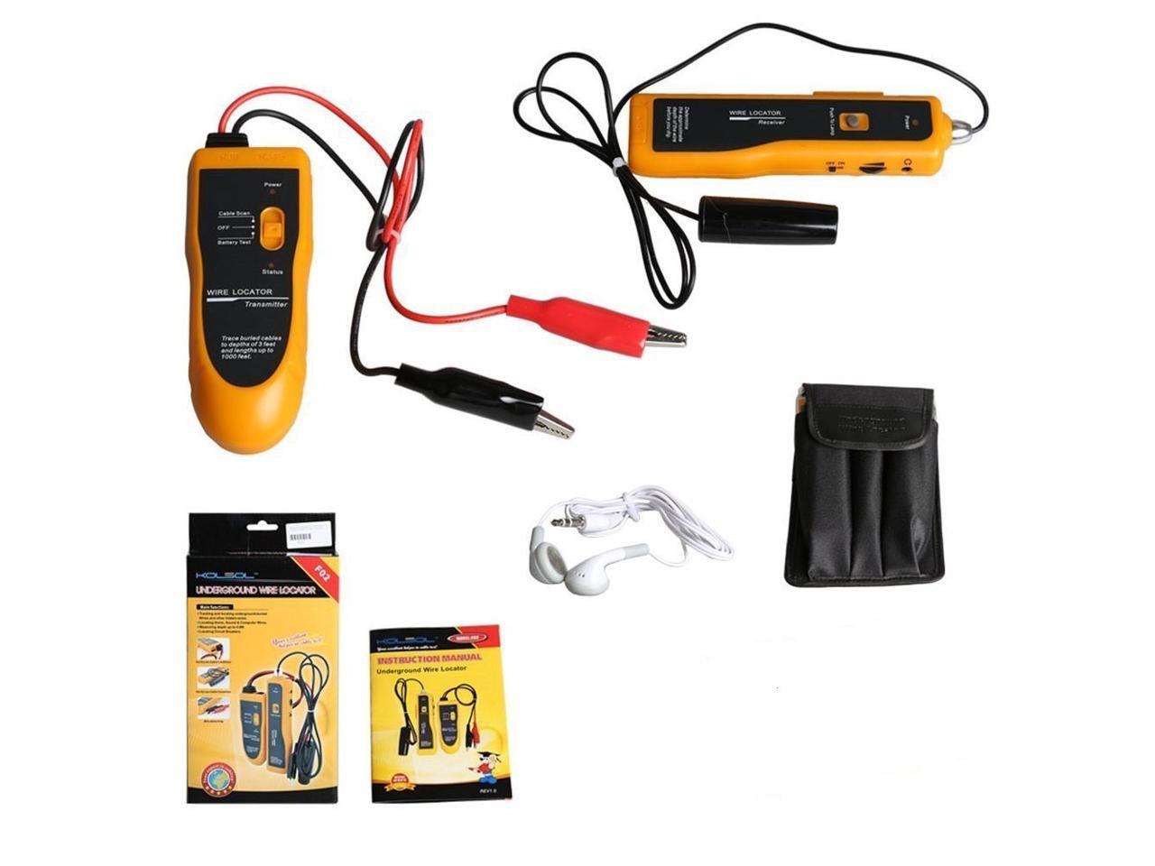 NOYAFA NF816 Underground Cable Wire Locator, Easily Locate Pet Fence