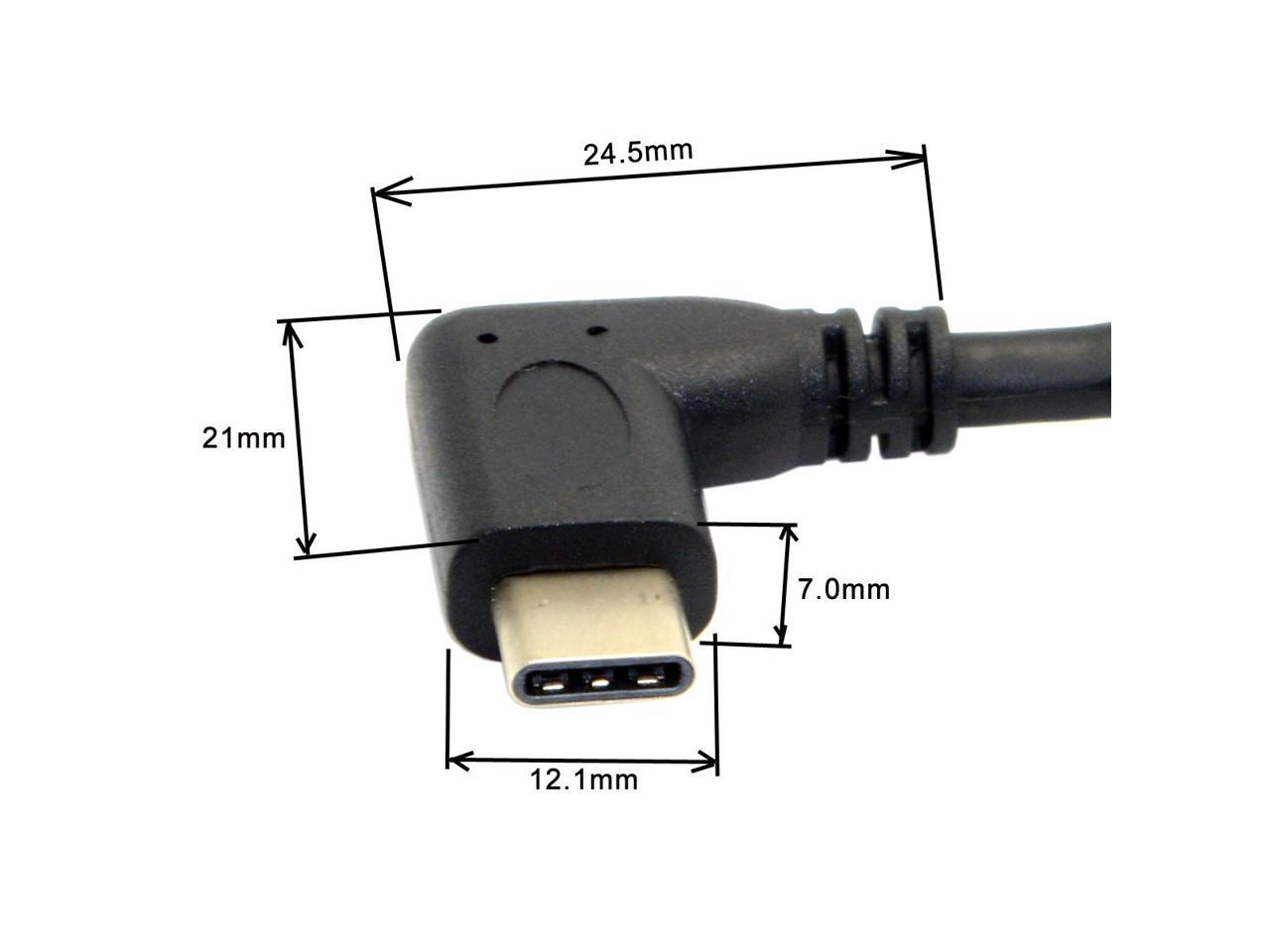 90 Degree Right Angled Usb C Usb 31 Type C Male To Female Extension Data Cable For Macbook 5182