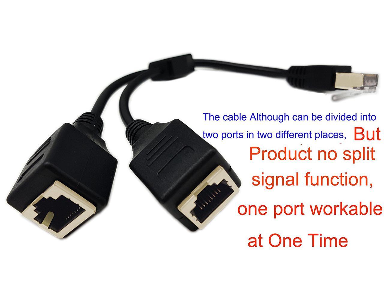 M/F SinLoon RJ45 Ethernet Adapter Cable,RJ45 Splitter Adapter Male to Famale Ethernet Switch Adapter Cable for CAT 5/CAT 6 LAN Ethernet Socket Connector Adapter Cat5 Cat6 Cable 