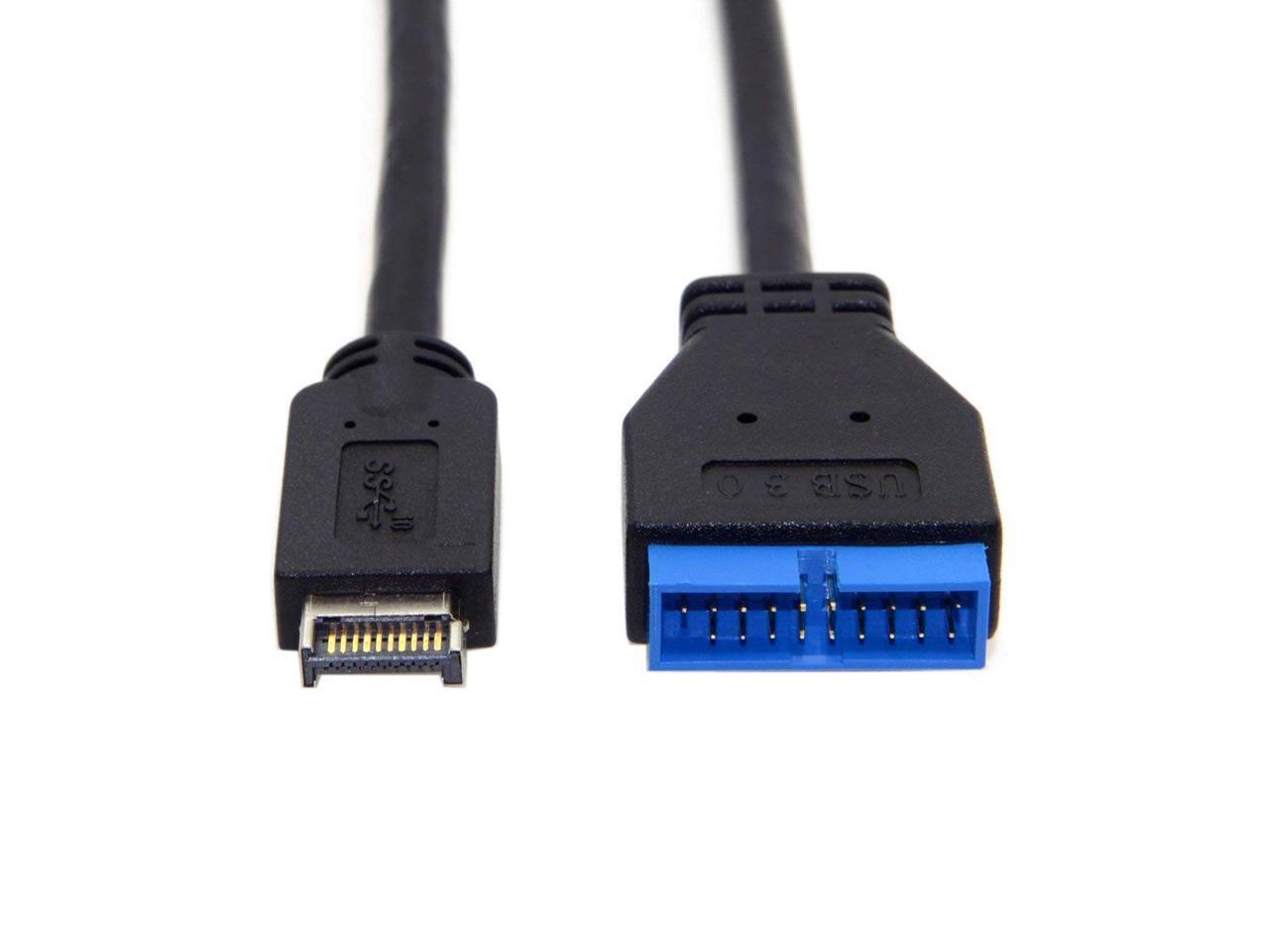 USB 3.1 Front Panel Header to USB 3.0 20Pin Header Extension Cable for