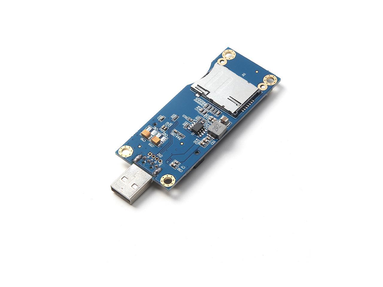 New Version5.0 Mini Pcie Mpci Express Wireless to USB Adapter Card