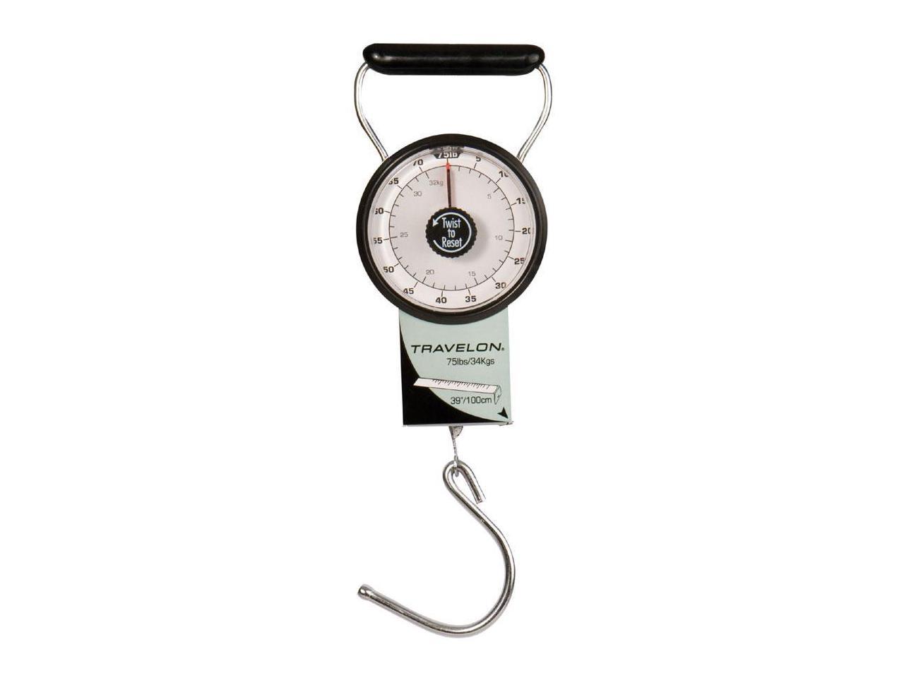 travelon stop and lock luggage scale