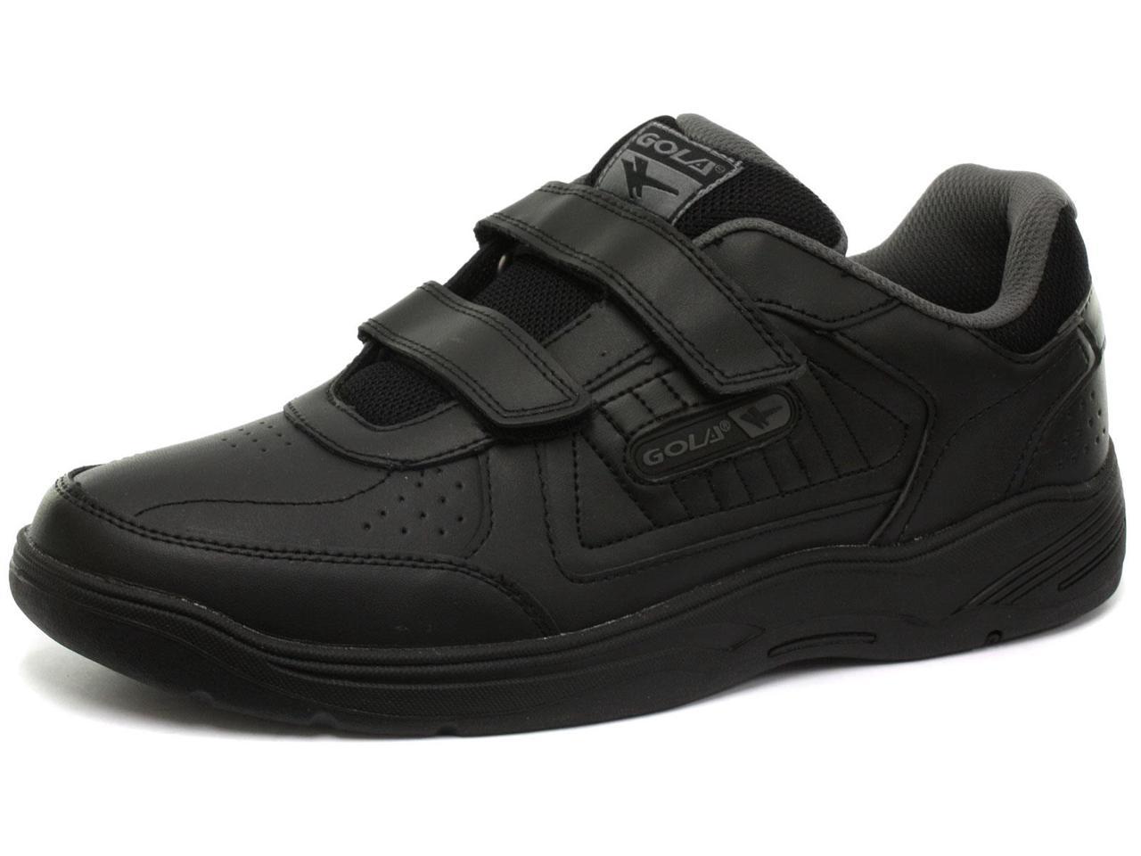 mens velcro trainers wide fitting