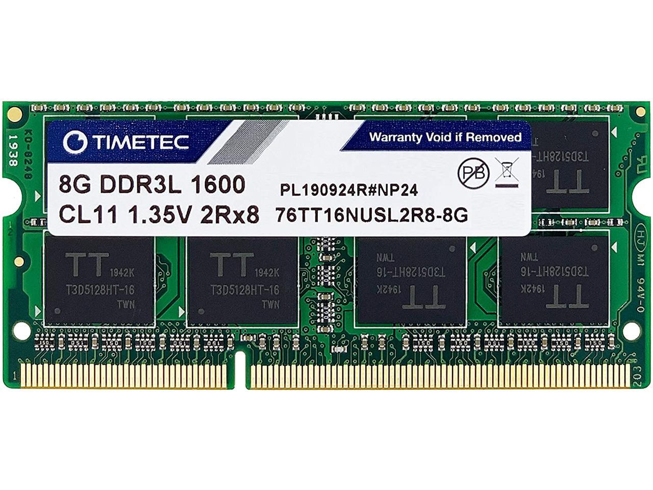 4GB DDR3L PC3-12800 204Pin 1.35V Black DDR3 1600MHz CL11 SODIMM Laptop Memory PC3L-12800 1.5V 2Rx8 Dual Rank Non-ECC Unbuffered Notebook PC Computer Memory RAM Module Upgrade 