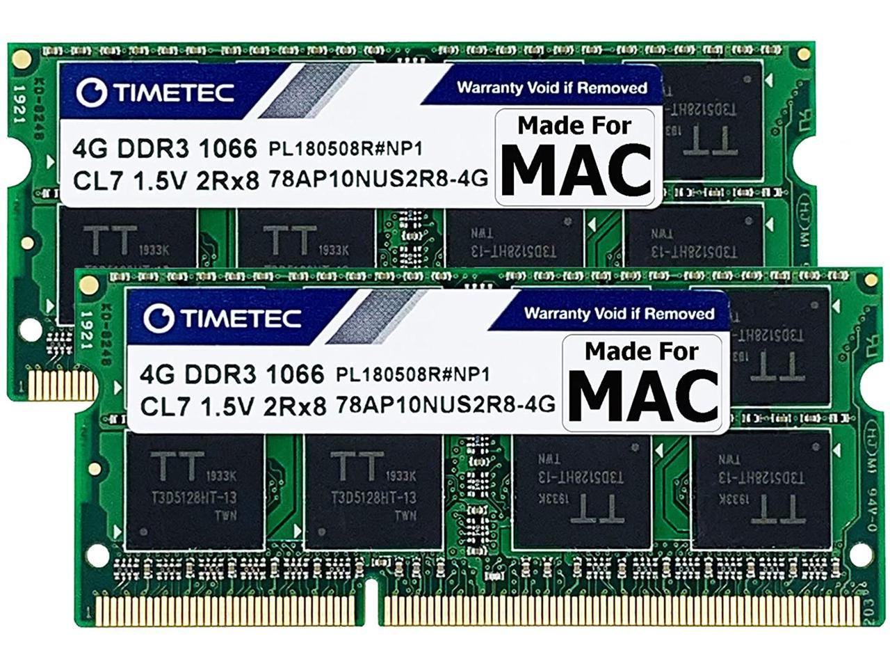 gå på arbejde Trække ud Forudsige Timetec Hynix IC 8GB Kit (2x4GB) DDR3 1066MHz PC3-8500 Unbuffered Non-ECC  1.5V CL7 2Rx8 Dual Rank 204 Pin SODIMM Memory RAM Module Upgrade (8GB Kit  (2x4GB)) - Newegg.com